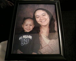 HER DAUGHTER TWEETY AND GRANDSON TK